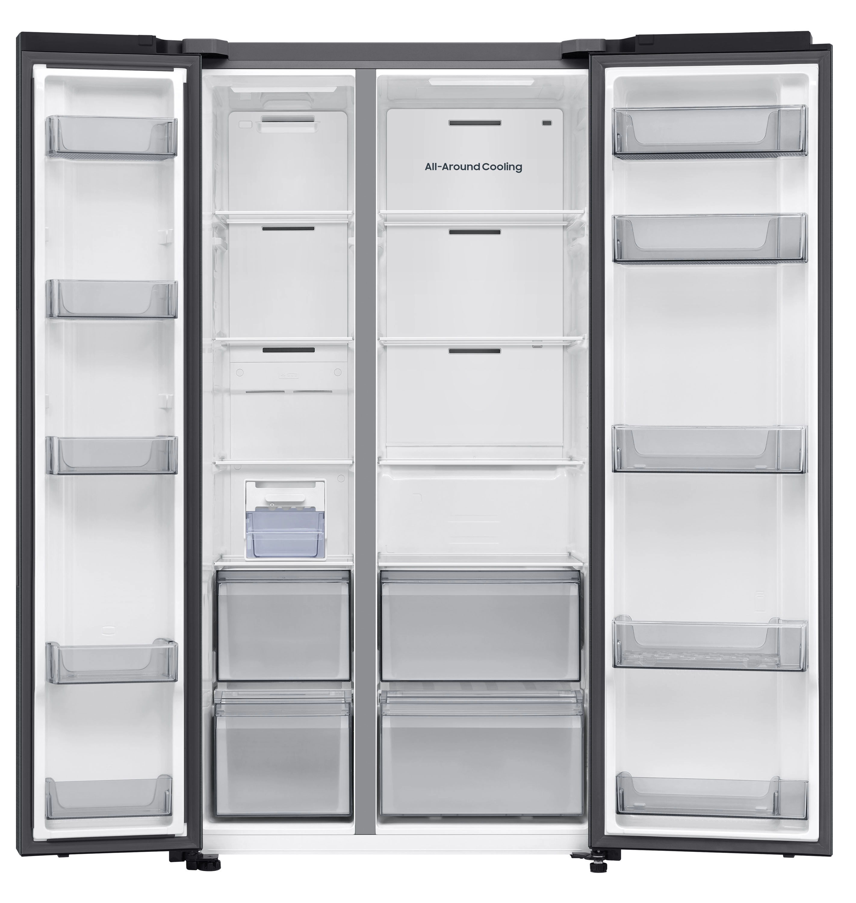Lodówka Samsung SBS RS70F65QEFEO Pełny No Frost 178,6cm Zdalne sterowanie Grafitowa stal