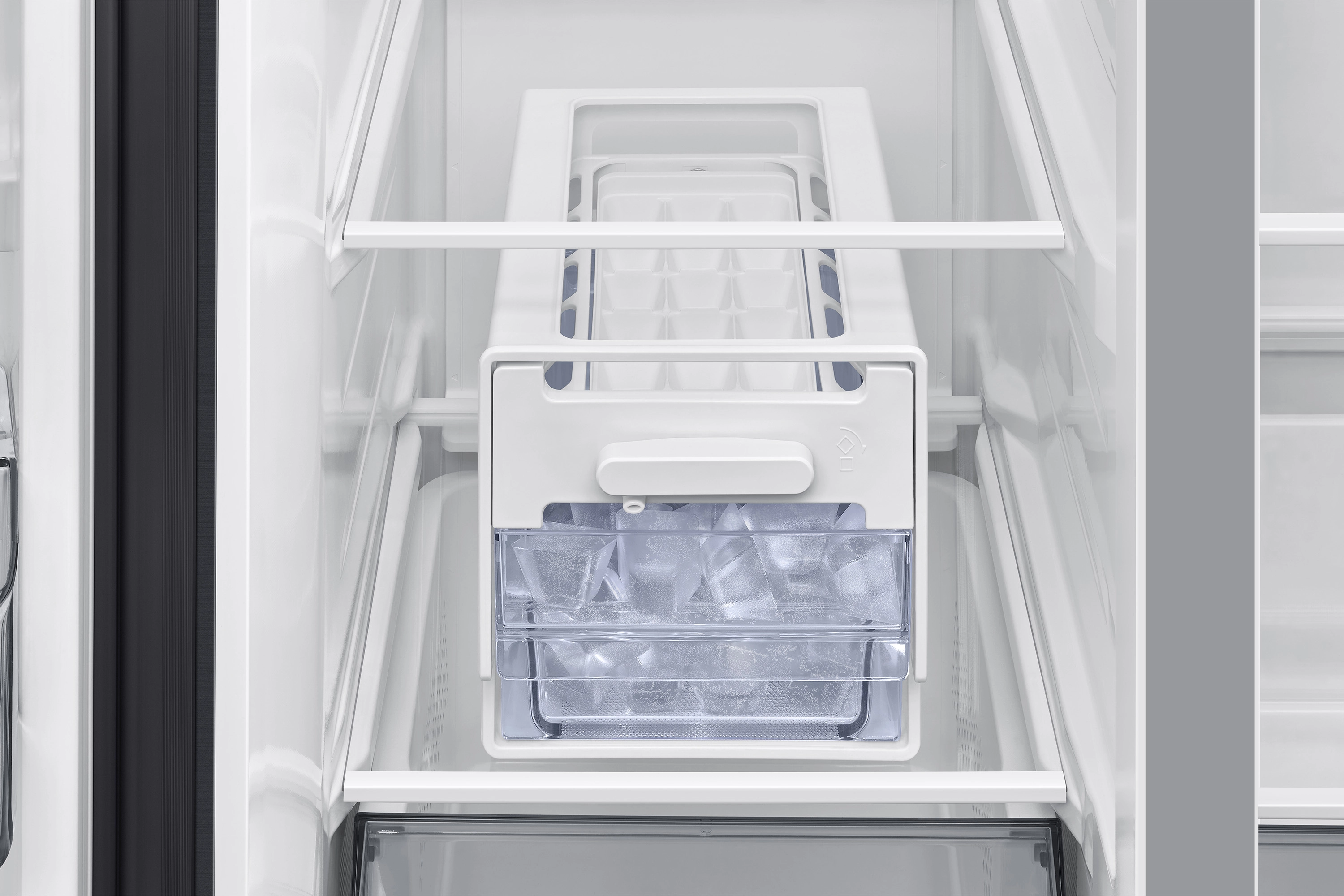 Lodówka Samsung SBS RS70F65QEFEO Pełny No Frost 178,6cm Zdalne sterowanie Grafitowa stal