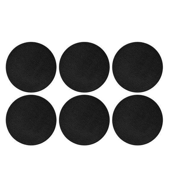 Zestaw talerzy Seltmann Life Fashion Glamorous Black 6 elementów 28cm