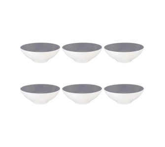 Zestaw miseczek Seltmann Life Fashion Elegant Grey 6 elementów 14,5cm