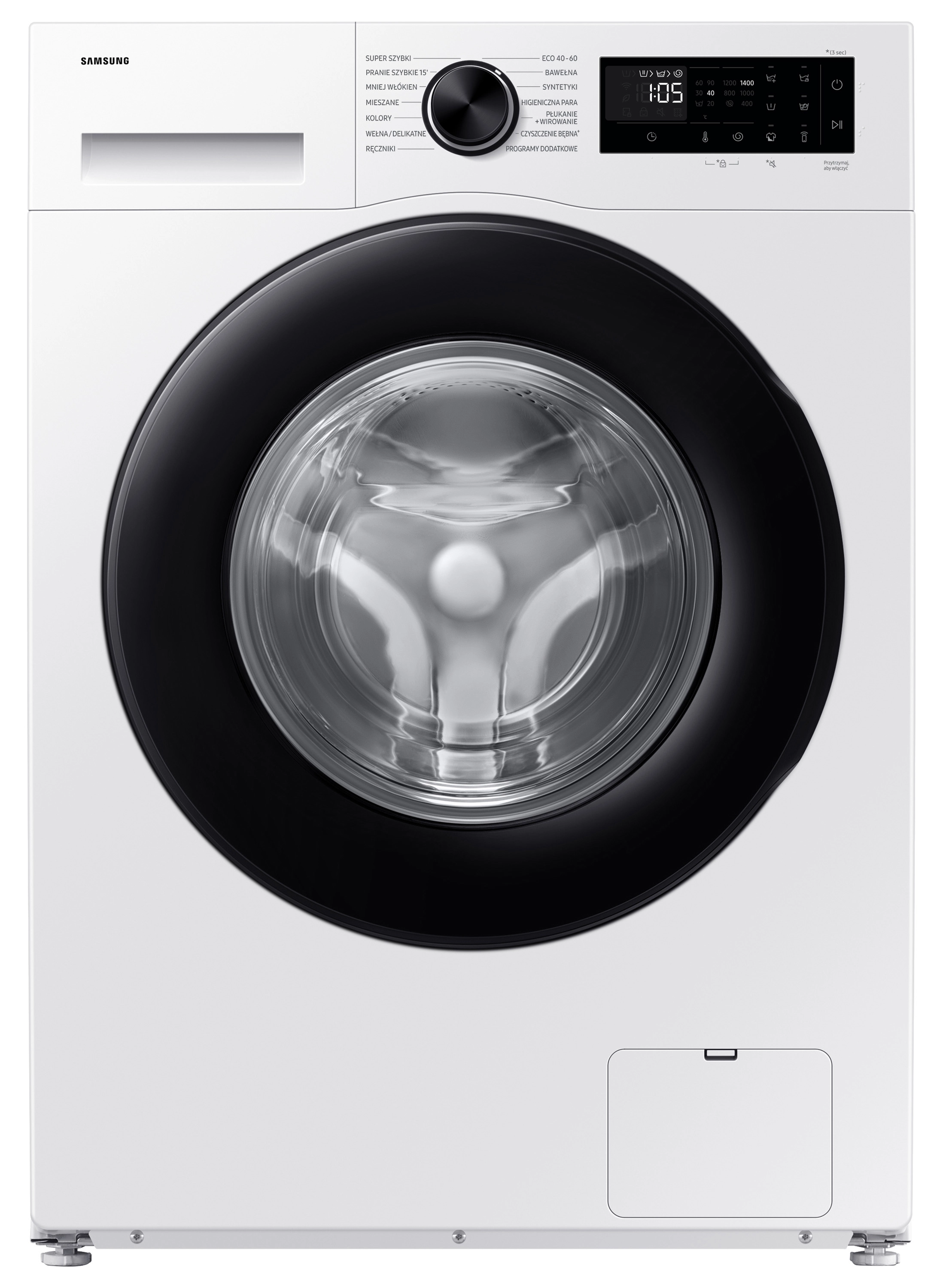 Samsung WW90DG5G34AEEO Slim Funkcje AI 9kg 1400obr/min Zdalne sterowanie