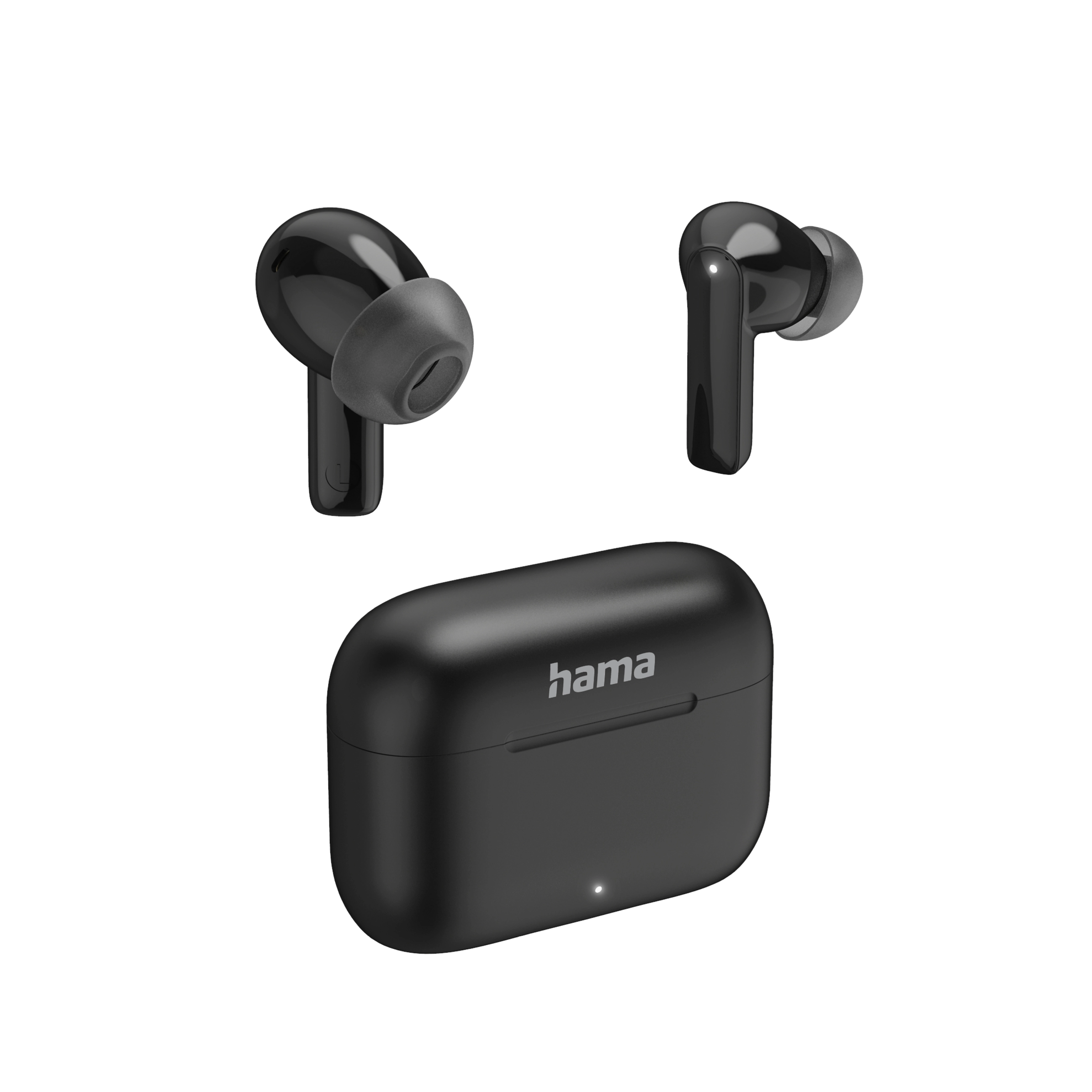 Słuchawki bezprzewodowe Hama Passion Clear II ANC Dokanałowe Bluetooth 5.3 Czarny