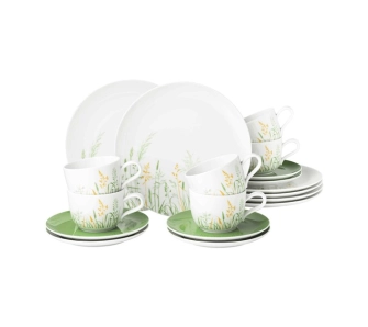 Zestaw do kawy Seltmann Liberty Meadow Grasses Green 18 elementów