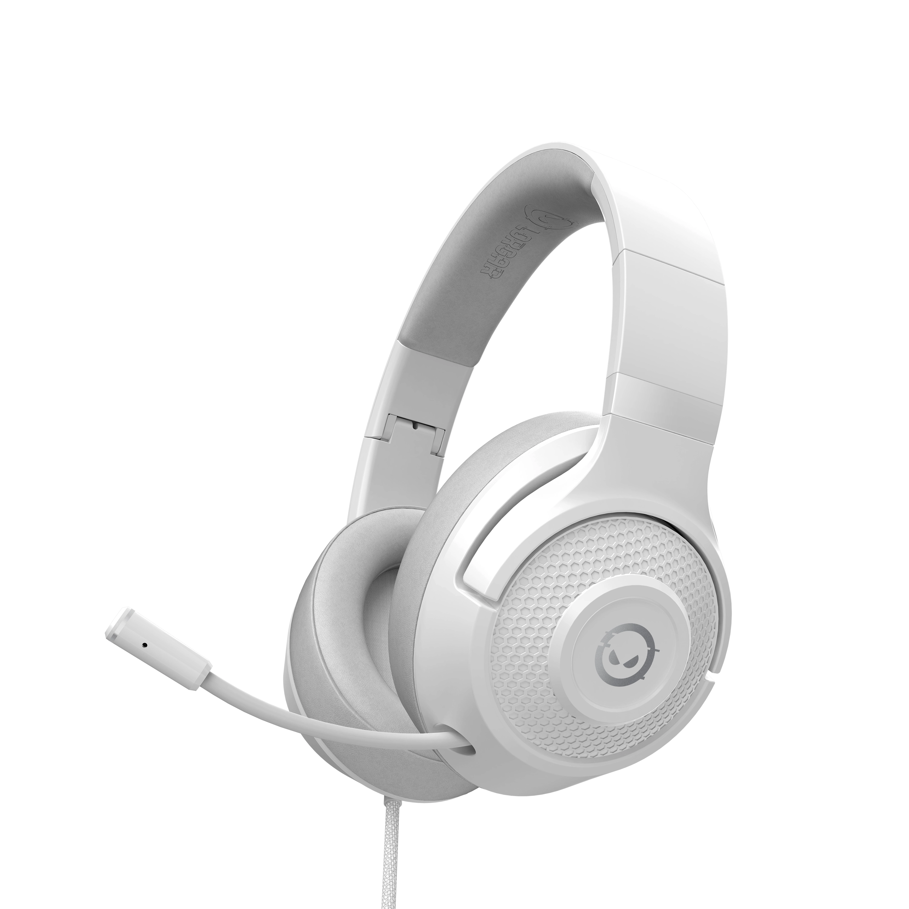 Słuchawki przewodowe z mikrofonem Lorgar Noah 101 Nauszne Biały