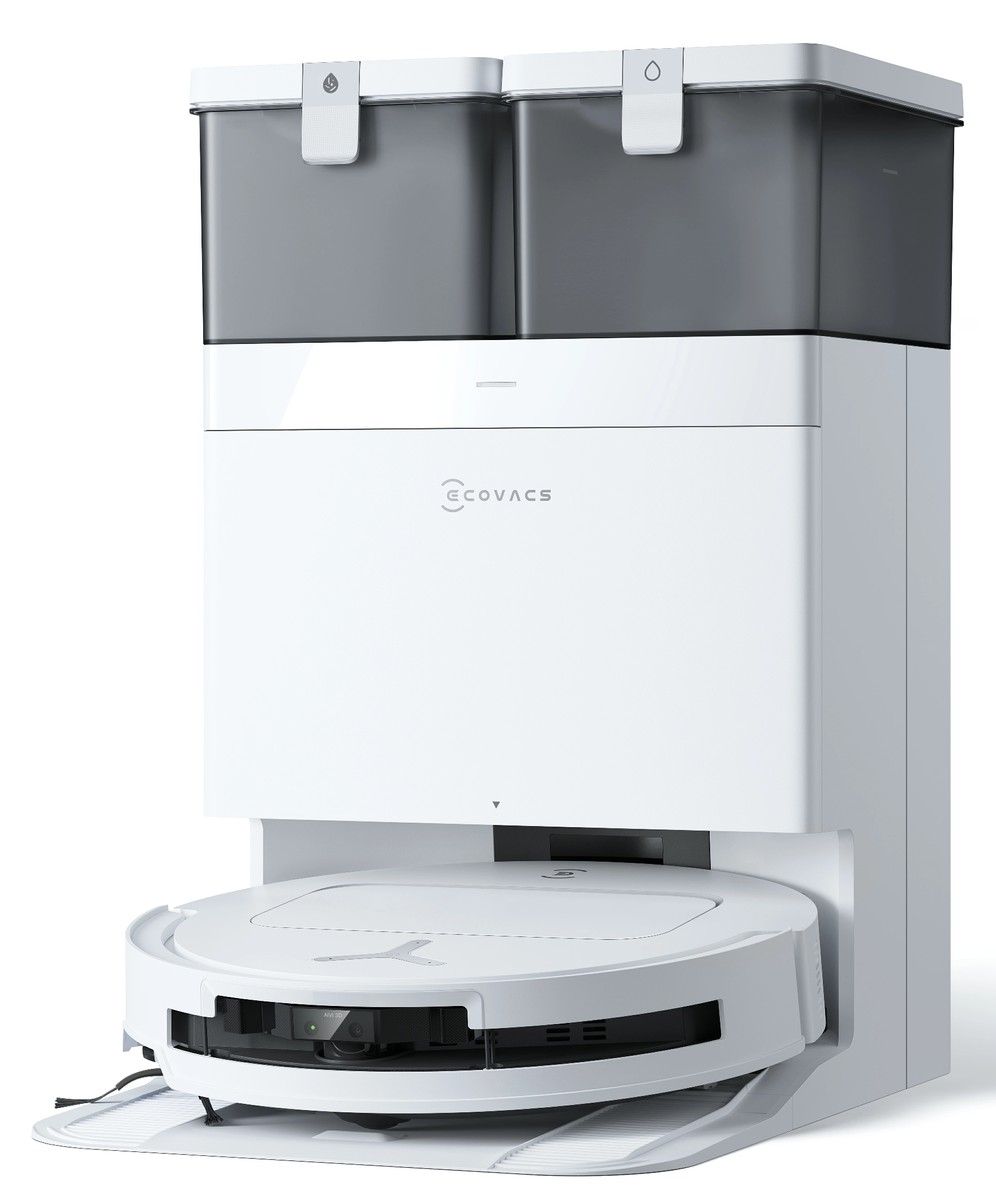 Robot sprzątający Ecovacs Deebot T50 Pro Omni Funkcja mopowania Stacja oczyszczająca Tworzenie mapy pomieszczenia 70dB Biały AI