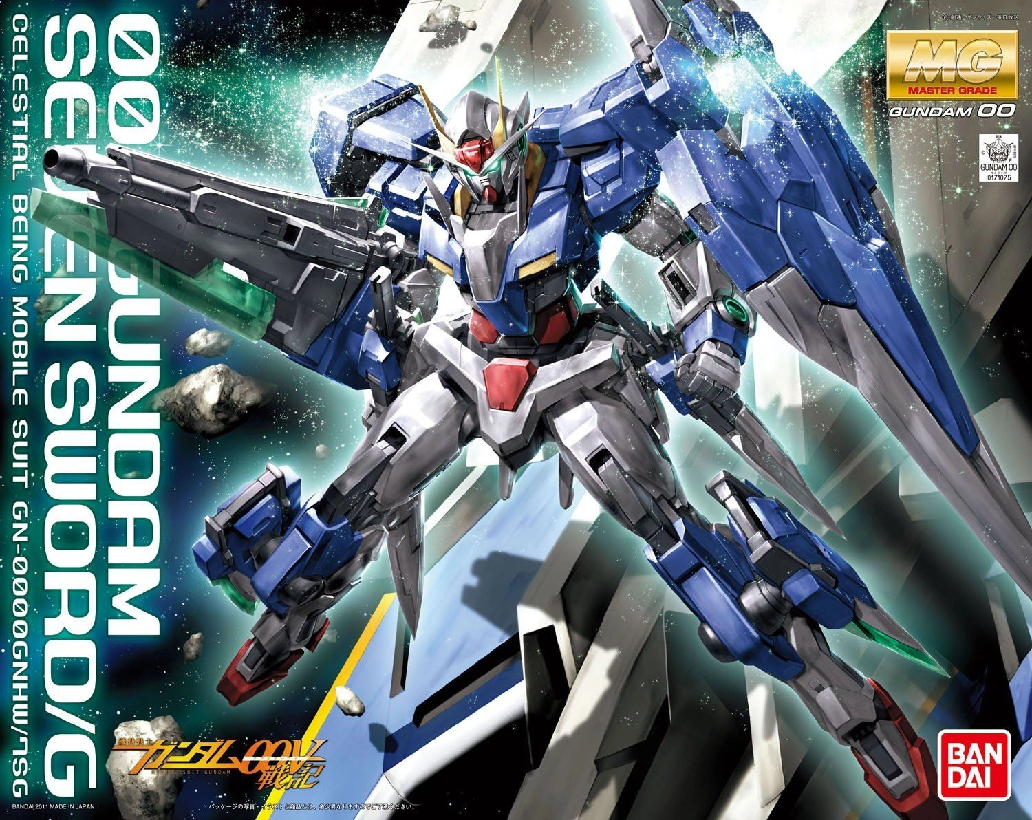 Model do składania Bandai MG 1/100 OO GUNDAM SEVEN SWORD/G