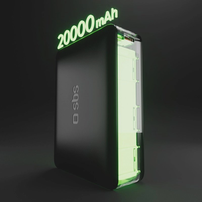 Powerbank SBS TEBB20000HDPD65K 20000mAh PD 65W Czarny