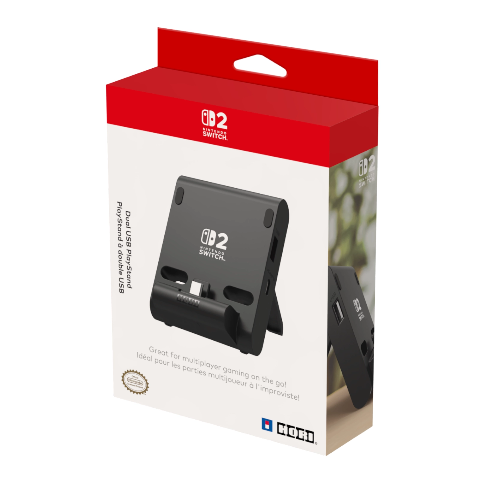 Podstawka Hori NSX-002E PlayStand Dual USB do Nintendo Switch 2