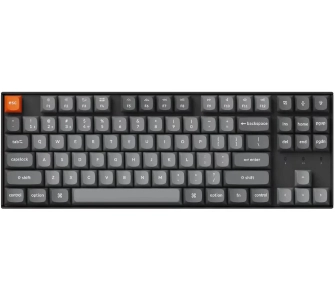 Klawiatura mechaniczna Keychron K8 Max QMK RGB Super Red Szary