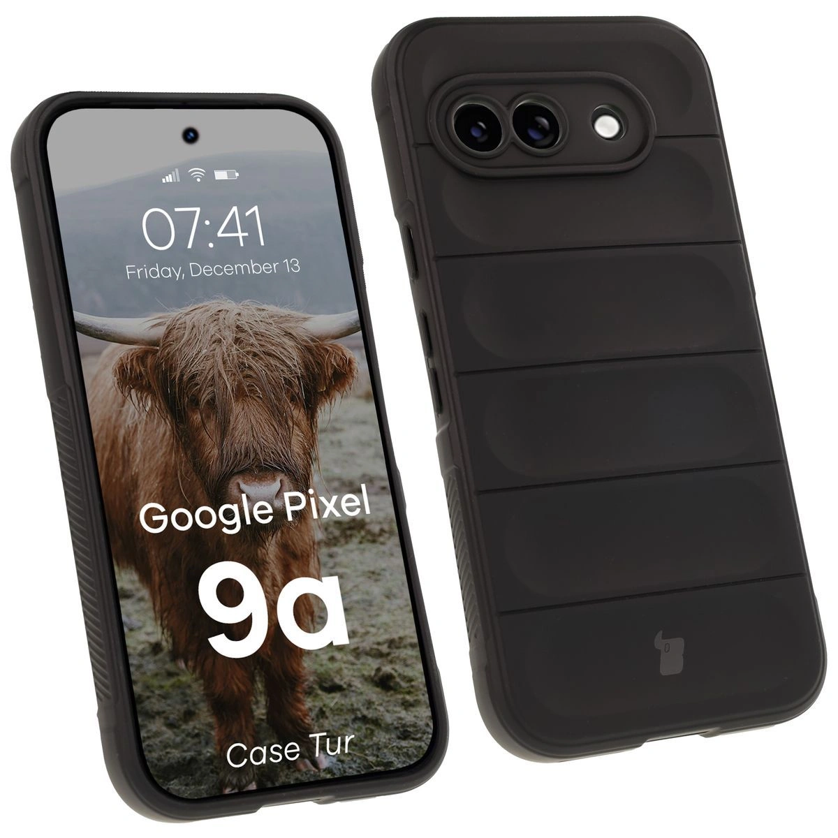 Etui Bizon Tur do Google Pixel 9a Czarny