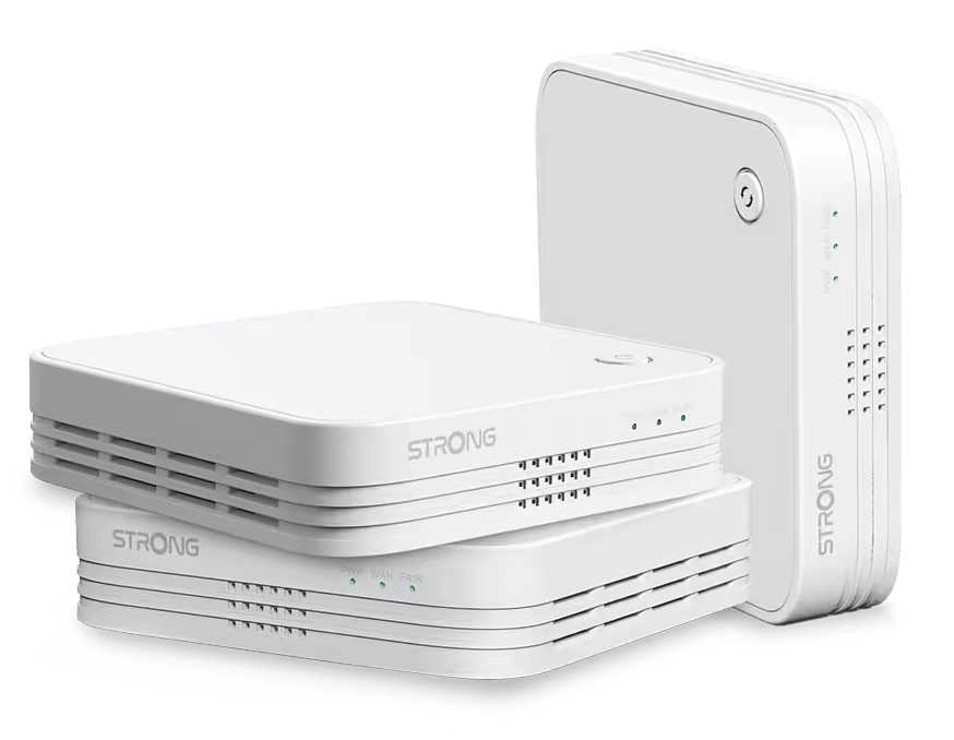 Router Strong ATRIA Mesh Kit 1200 V2 3szt. Biały