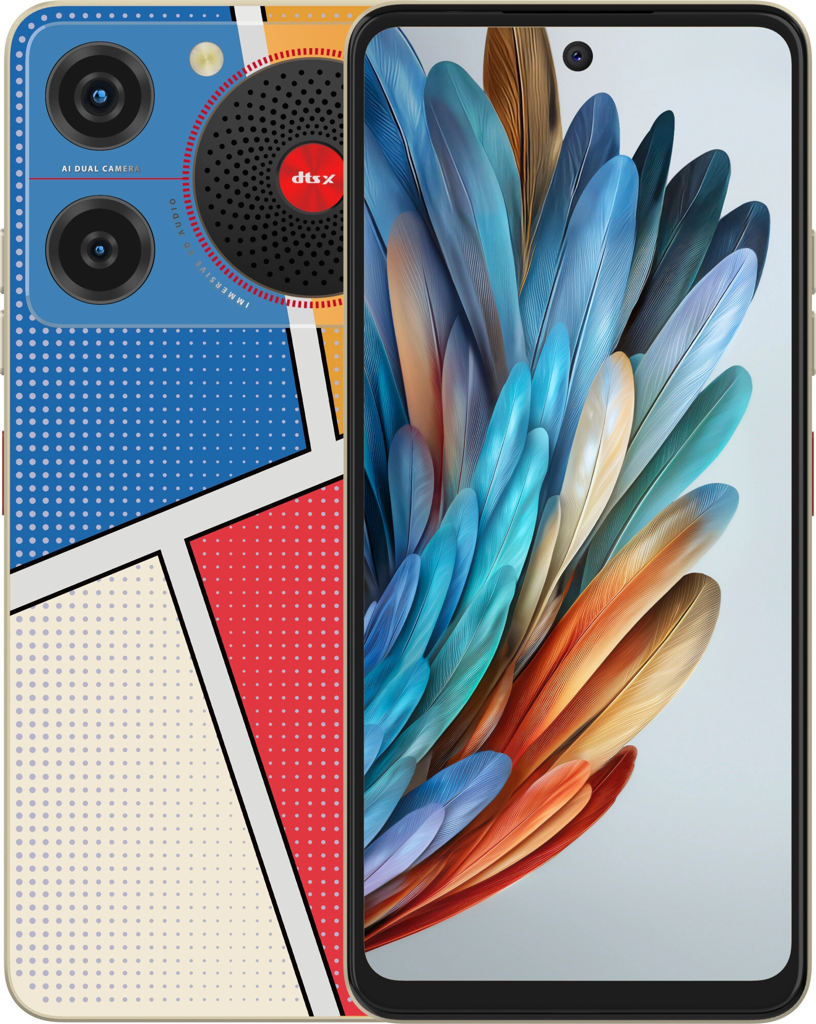 Smartfon Nubia Music 4/128GB 6,6" 90Hz 50Mpix POP Art