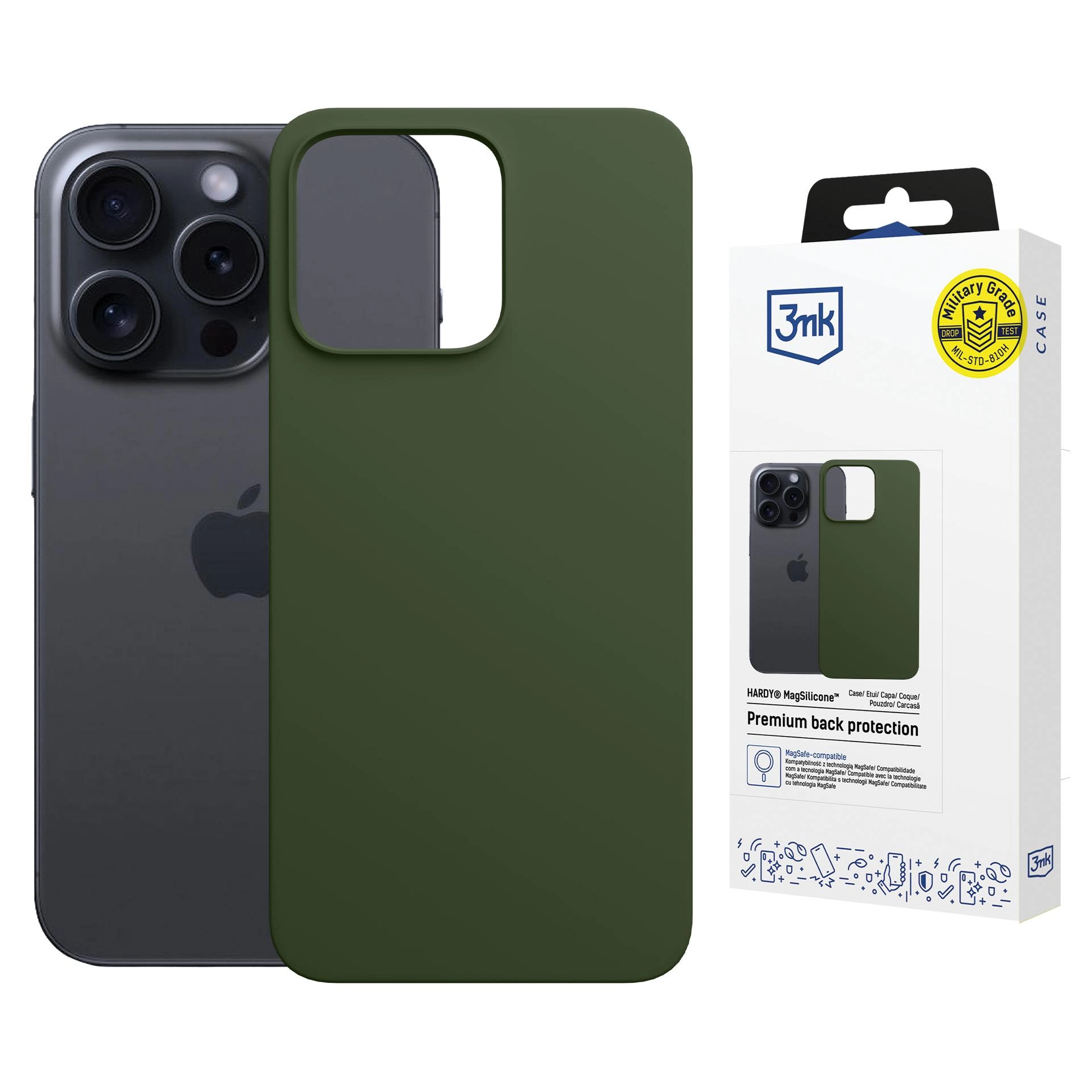 Etui 3mk Hardy MagSilicone Alpine Green do iPhone 13 Pro Max
