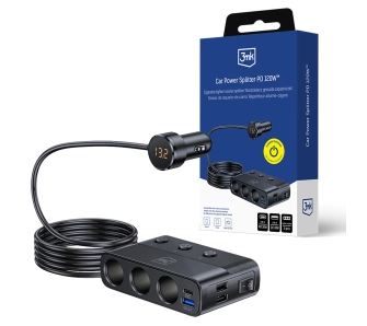Rozdzielacz gniazda zapalniczki 3mk Car Power Splitter PD 120W