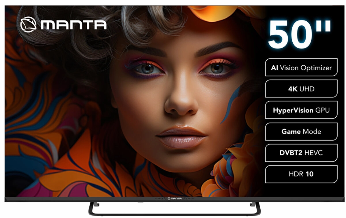 Telewizor Manta 50LUV125E 50" LED 4K Smart TV VIDAA DVB-T2