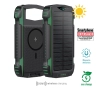 Powerbank solarny 4smarts TitanPack Rugged UltiMag 20000mAh 20W Czarno-zielony