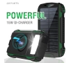 Powerbank solarny 4smarts TitanPack Rugged UltiMag 20000mAh 20W Czarno-zielony