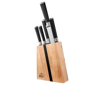 Zestaw noży La Bonita LB5ZNB03 w drewnianym bloku 6 elementów