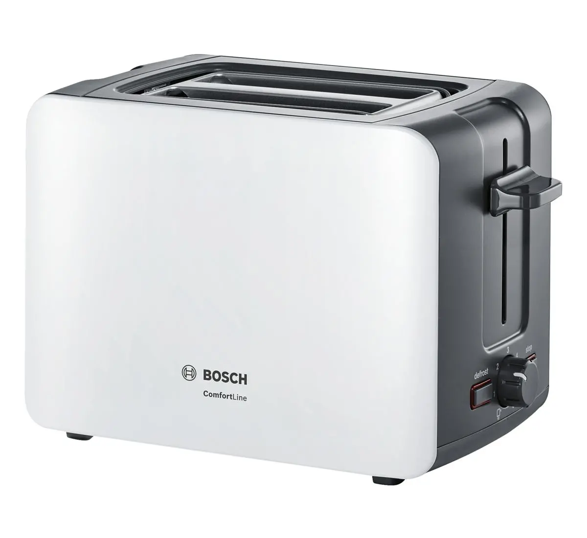 Toster Bosch ComfortLine TAT6A111 Ruszt do bułek Rozmrażanie 1090W