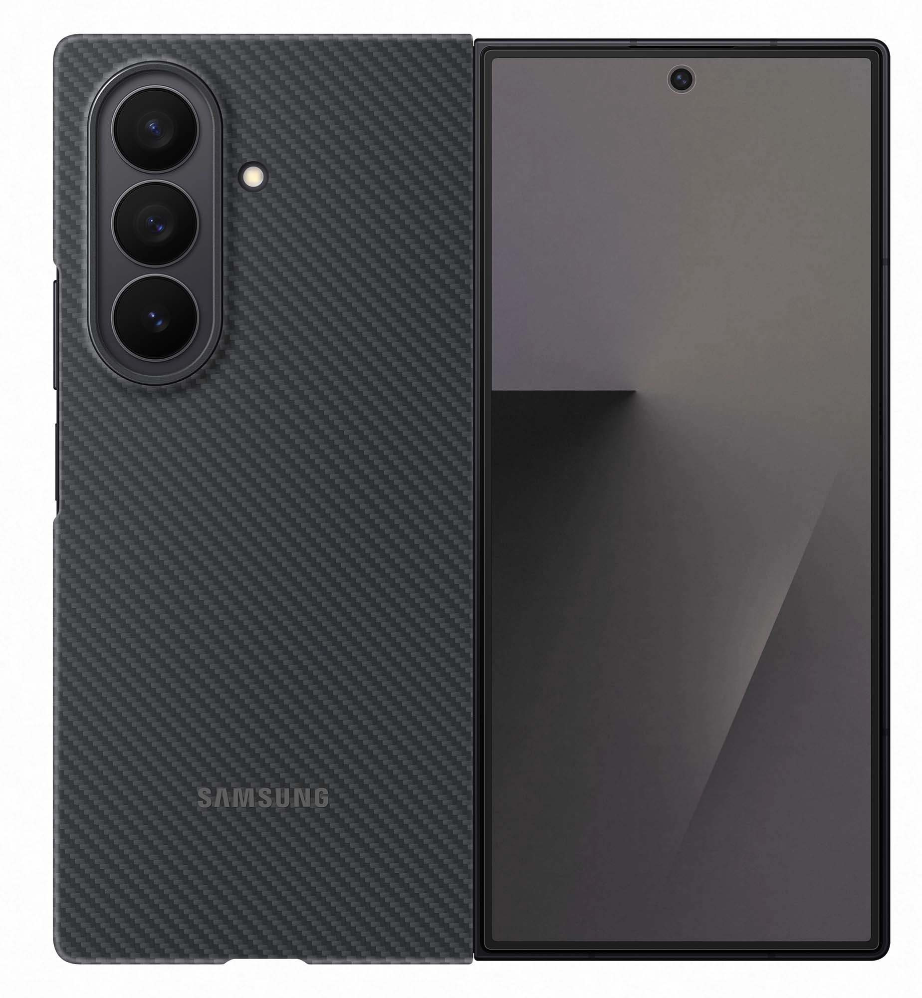 Etui Samsung Carbon Shield Case do Galaxy Z Fold7 Czarny