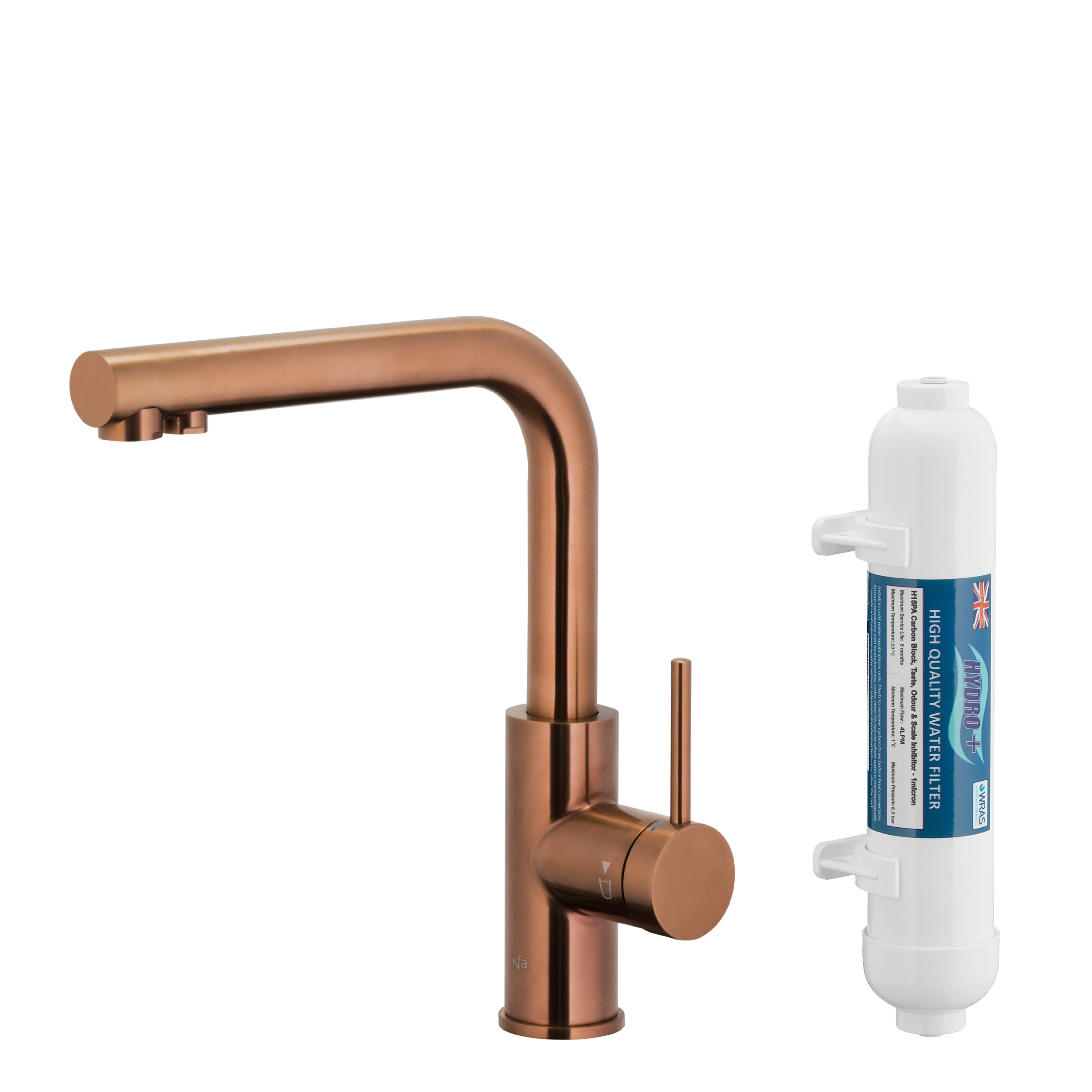 Bateria KFA Armatura Duero Pure Basic 6623-912-34 Miedziany Stal szlachetna