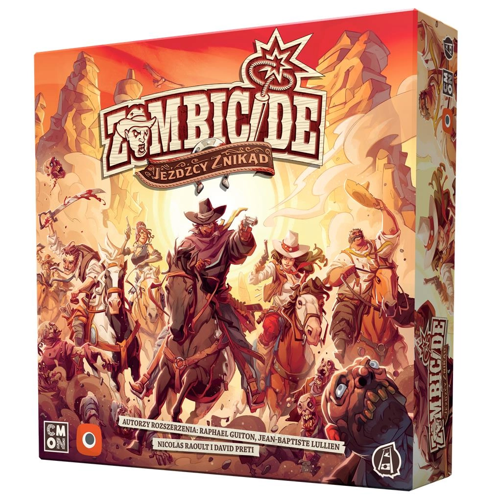 Rozszerzenie do gry Zombicide Żywi lub Nieumarli Jeźdźcy Znikąd