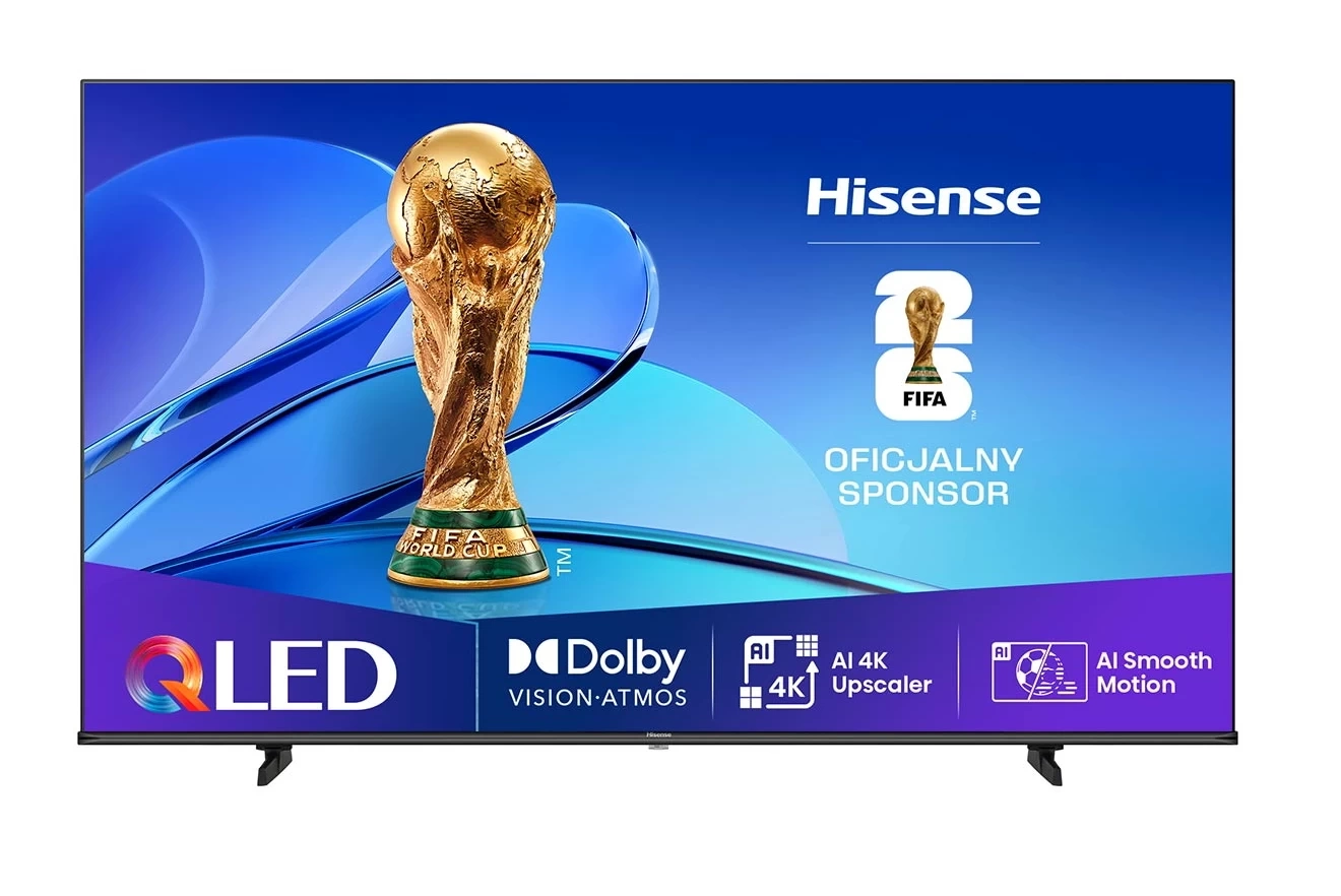 Telewizor Hisense 43E7Q   43" QLED 4K Smart TV Funkcje AI Dolby Vision Dolby Atmos HDMI 2.1 DVB-T2