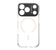 case&me Magcolor do iPhone 17 Pro Przeźroczysto-różówy