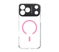 case&me Magcolor do iPhone 17 Pro Max Przeźroczysto-różowy