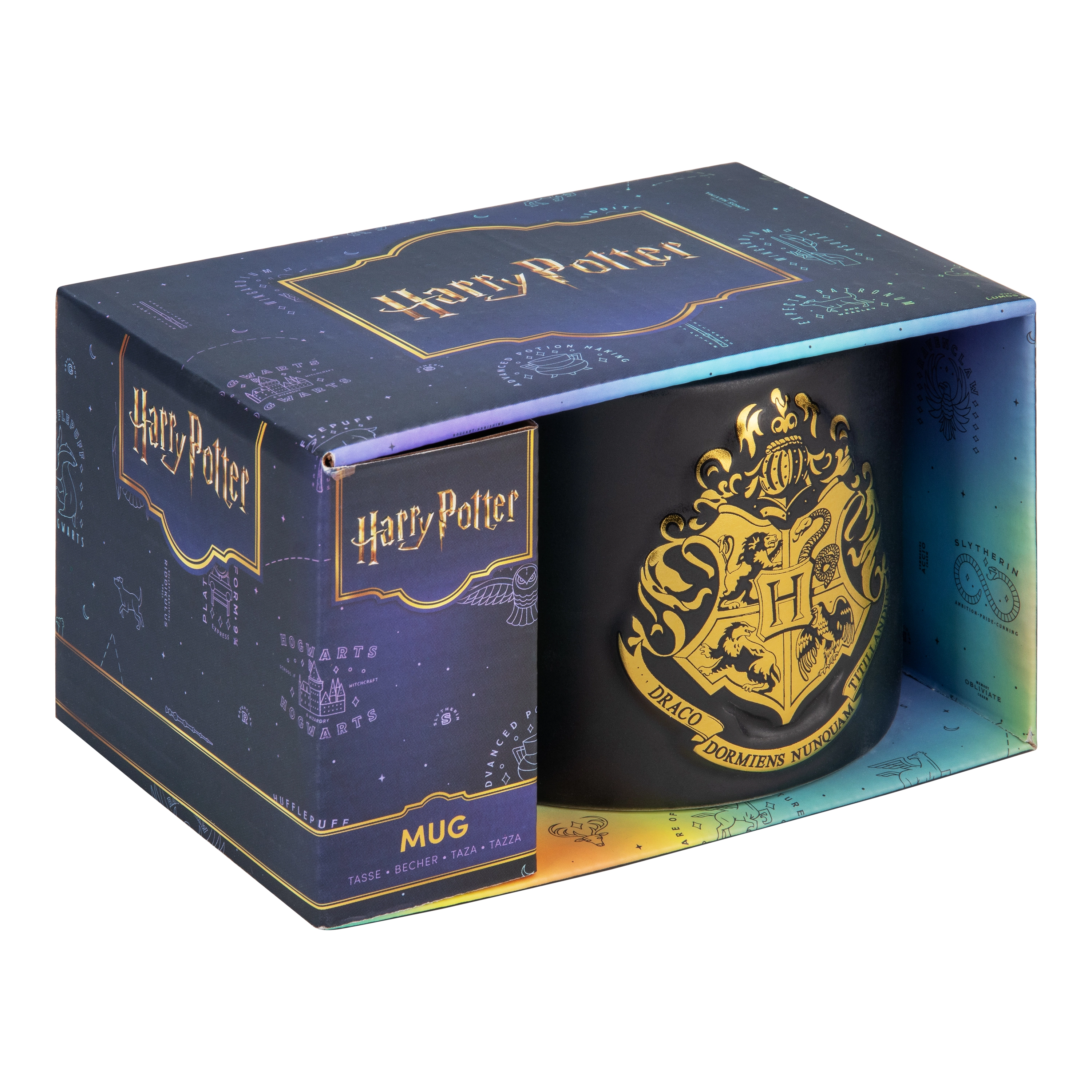 Kubek Paladone Harry Potter Hogwarts Crest z Tłoczonym Wzorem 400ml