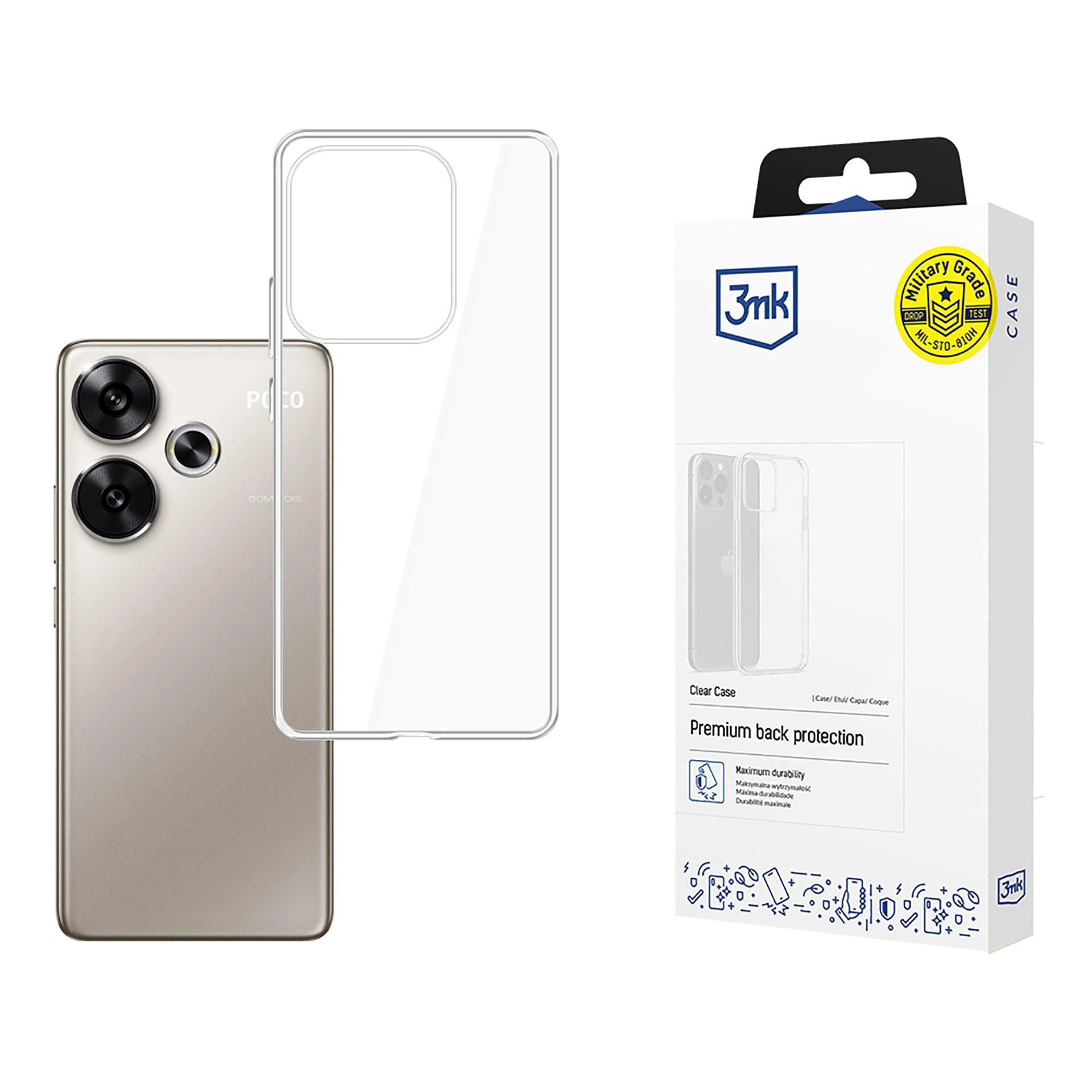 Etui 3mk Clear Case do Poco F6