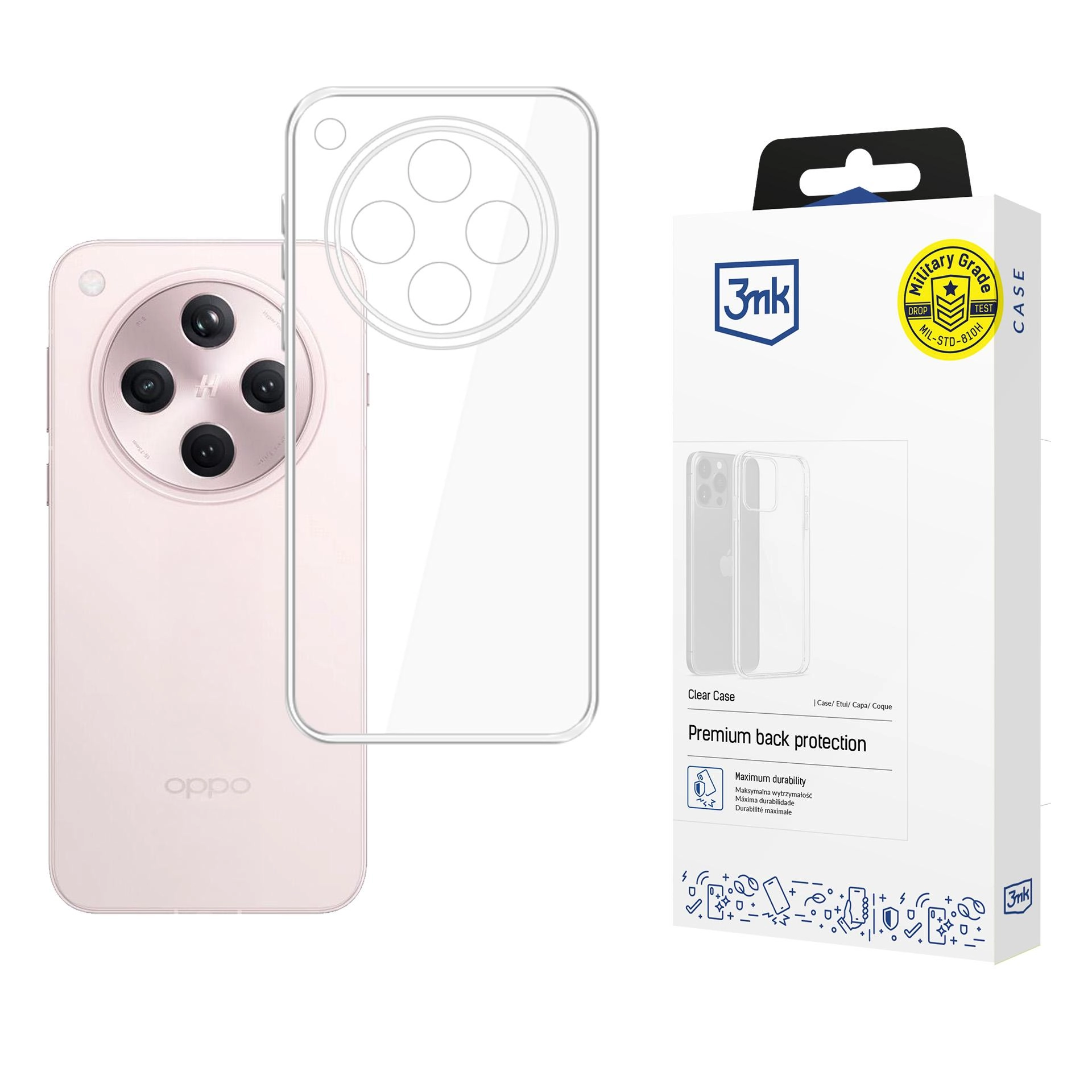 Etui 3mk Clear Case do Oppo Find X8