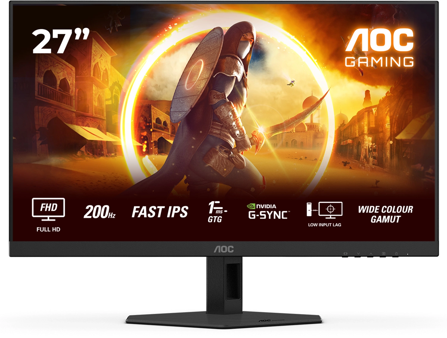 Monitor AOC 27G4HRE 27" Full HD Fast IPS 200Hz 0,5ms MPRT Gamingowy