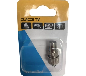Wtyk antenowy TechniSat 0001/3360 Złącze TV męskie metalowe