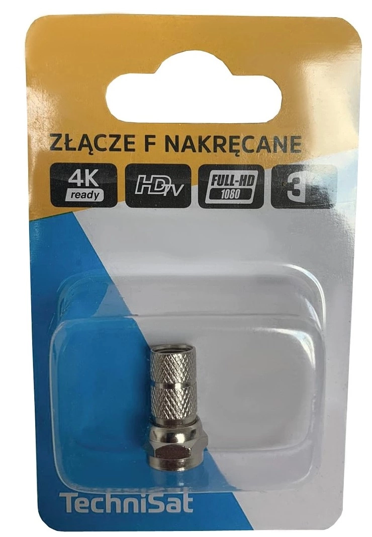 Wtyk antenowy TechniSat 0000/3365 Złącze F Nakręcane