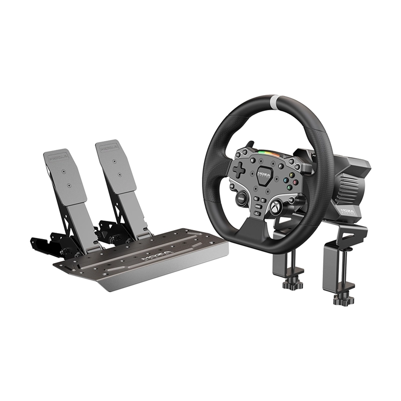 Kierownica MOZA Racing R3 RS053 do PC Xbox Zestaw gamingowy (baza R3 + kierownica ES + pedały SRP-Lite + zaciski)