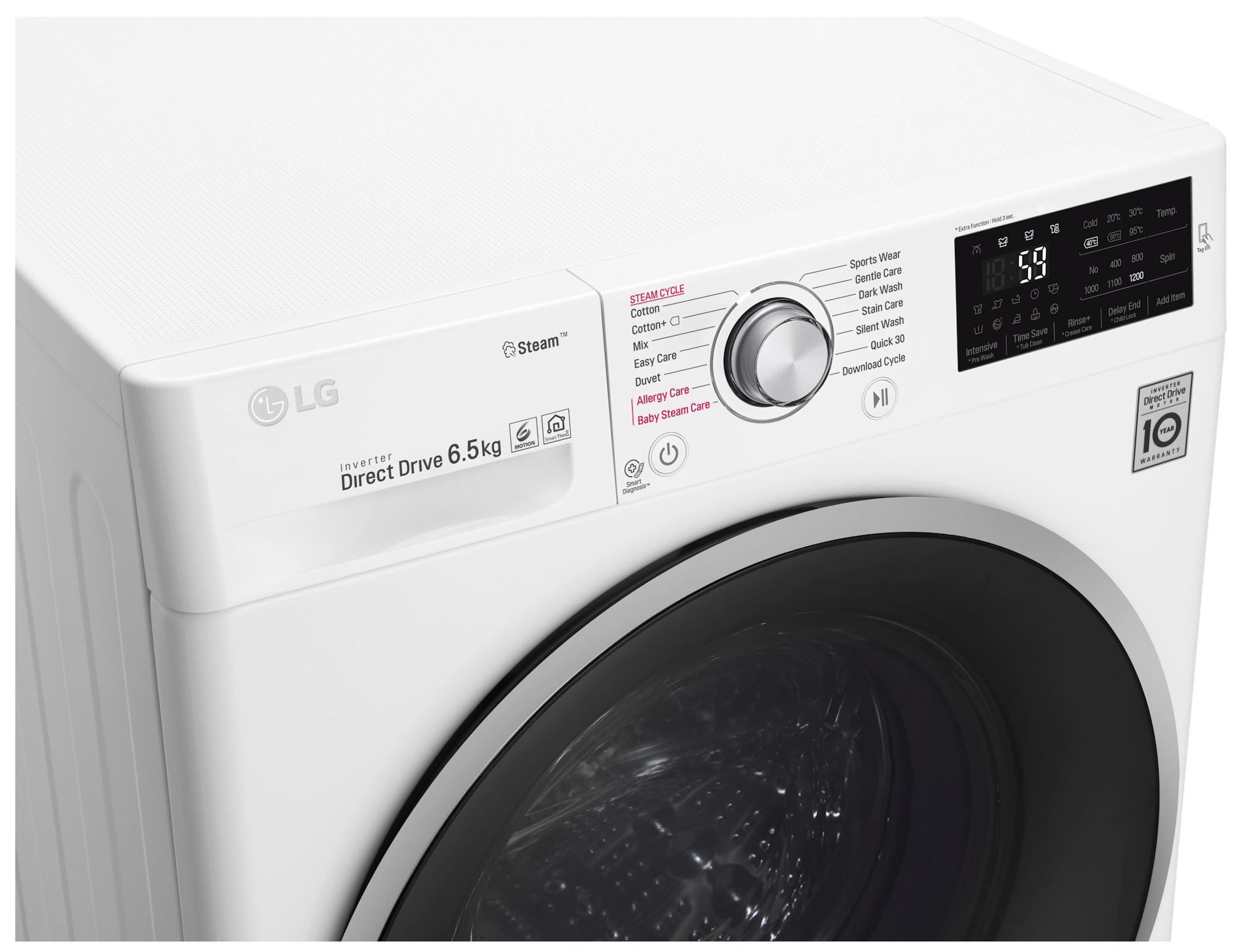 Pralka LG SteamSpa F2J6WY1W