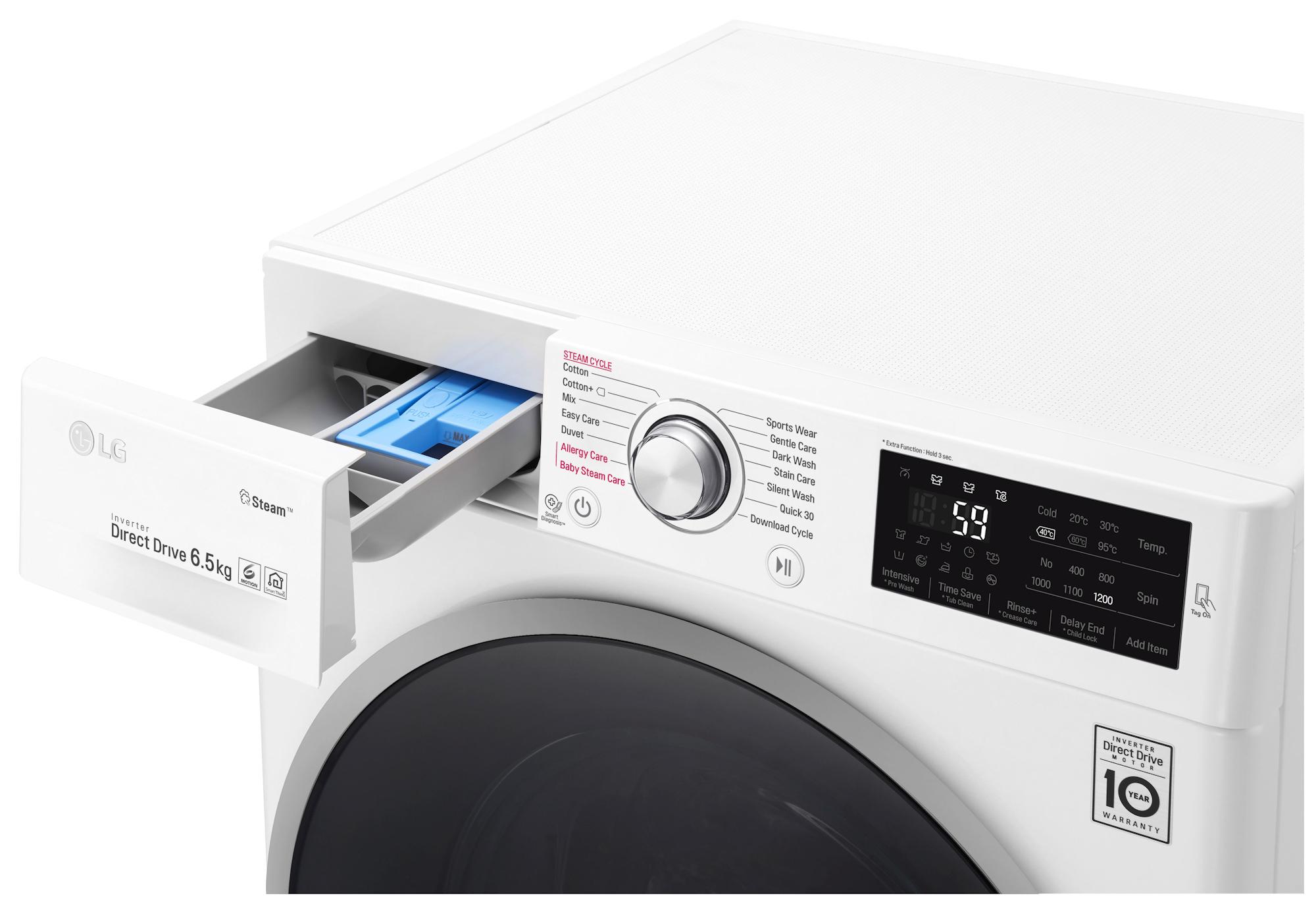 Pralka LG SteamSpa F2J6WY1W