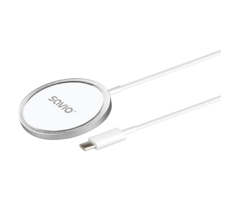 Ładowarka indukcyjna Savio LA-11 15W Biały