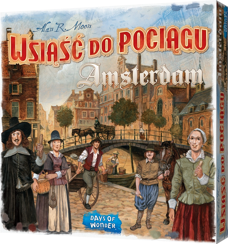 Gra planszowa Wsiąść do Pociągu: Amsterdam