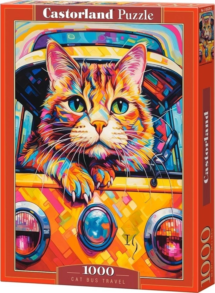 Puzzle Cat Bus Travel 1000 elementów