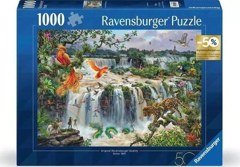 Puzzle Wodospady Iguazu 50 urodziny 1000 elementów