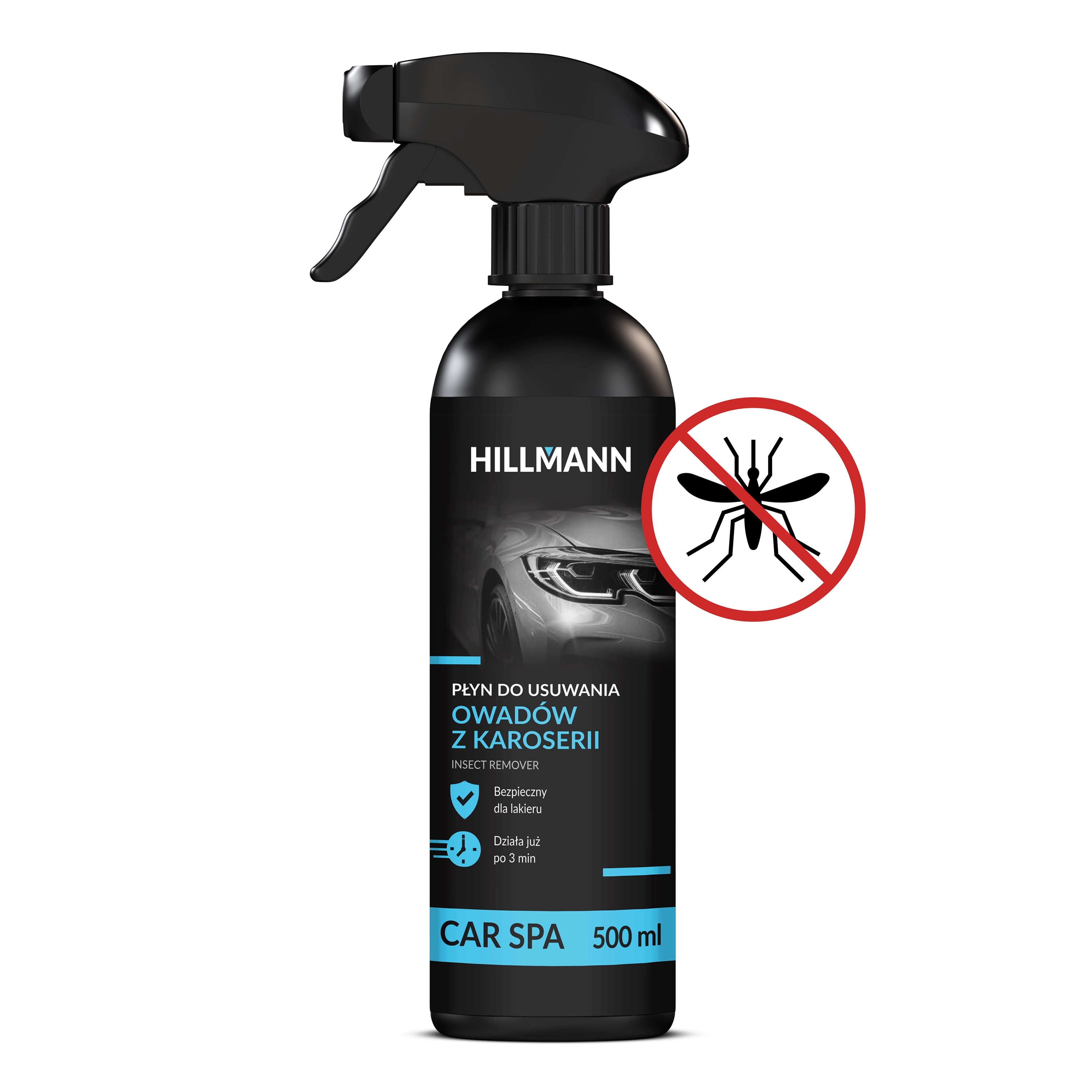 Płyn do czyszczenia HILLMANN do usuwania owadów z karoserii 500ml