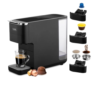 Ekspres Raven EEK001C Czarny 3 adaptery do kawy