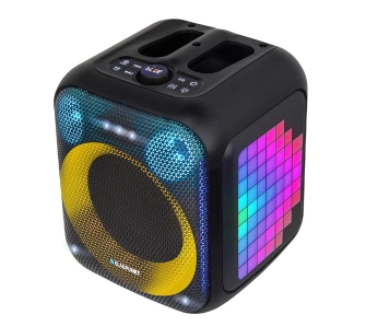 Power Audio Blaupunkt Party Box PB6LED 40W Bluetooth Radio FM Mikrofon Karaoke Czarny