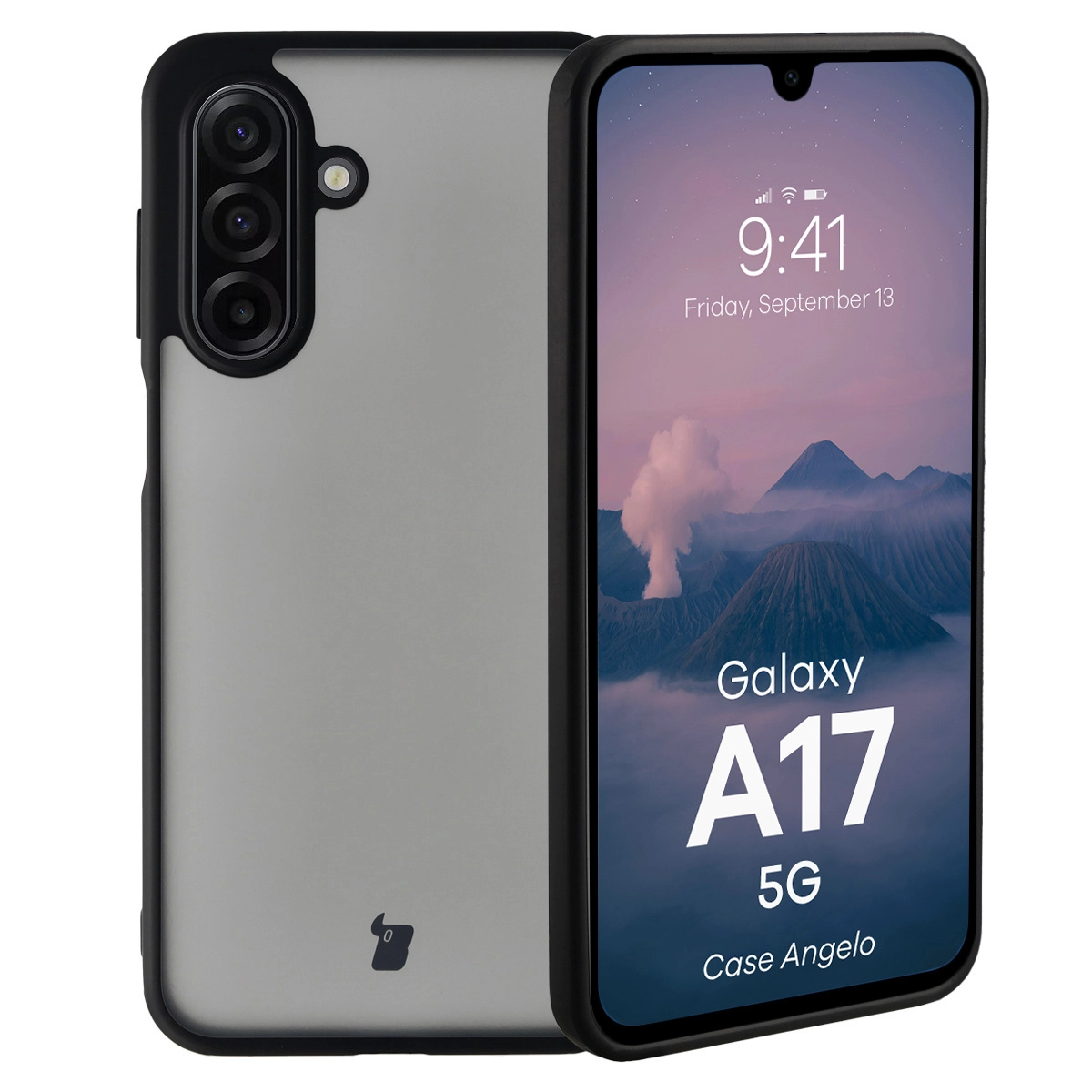 Bizon Angelo do Samsung Galaxy A17 5G Black z czarną ramką