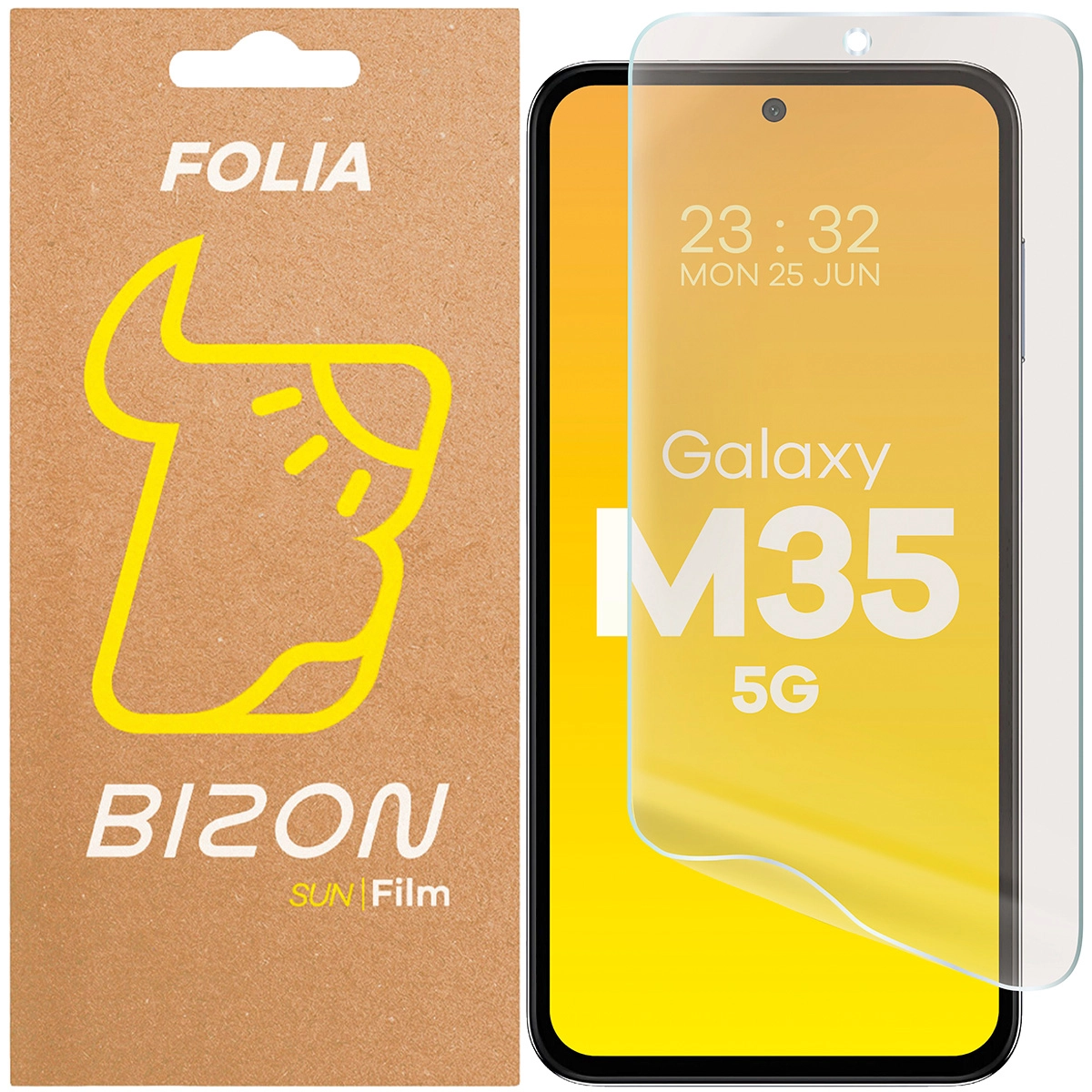 Folia ochronna Bizon matowa Film Sun do Samsung Galaxy M35 5G