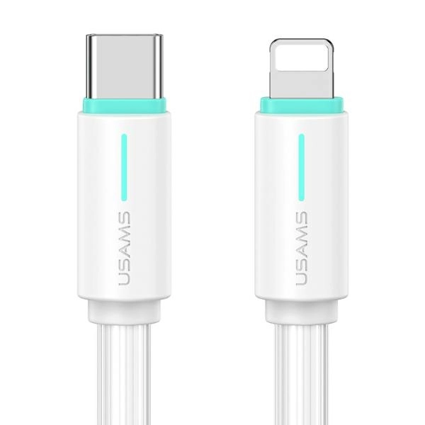 Kabel USAMS YU Series USB-C do Lightning 1m Biały