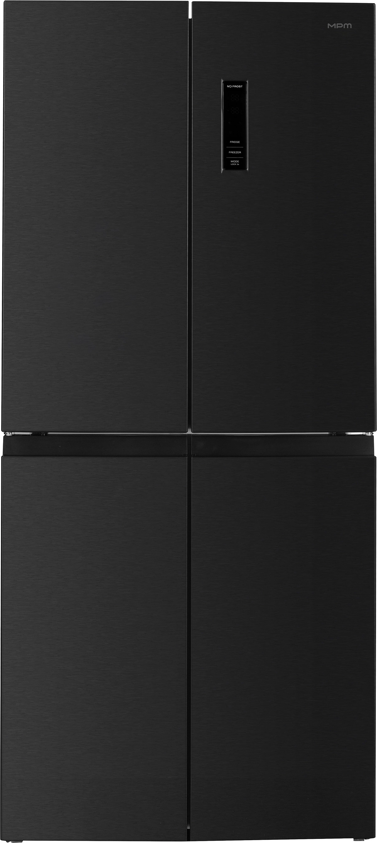 Lodówka MPM SBS 434-SBF-15/D Pełny No Frost 180cm Night Inox