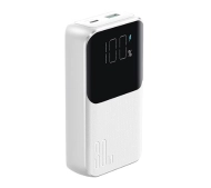 Joyroom JR-PBC06 10000mAh Wbudowany kabel USB-C Lightning 30W Biały